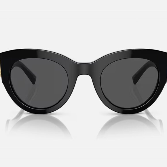 Versace Women’s Designer Sunglasses – Black & Gold Medusa - Picture 5 of 16